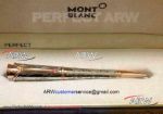 Perfect Replica Montblanc Princess Pink Jewelry Stainless Steel Rollerball Pen